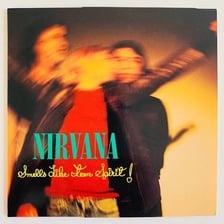 The cover art for Nirvana’s “Smells Like Teen Spirit” single.