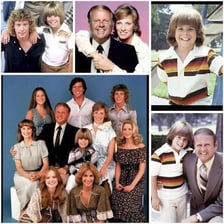 Promotional image associated with the television sitcom Eight Is Enough.