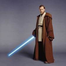 Obi-Wan Kenobi, the Jedi character from Star Wars