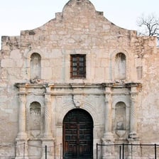 The historic Alamo mission in San Antonio, Texas.