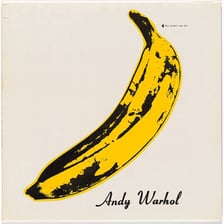 The Velvet Underground & Nico album cover featuring Andy Warhol’s banana