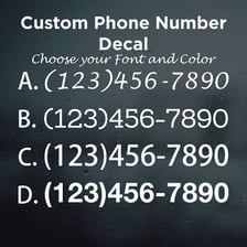 Business card displaying a telephone number.