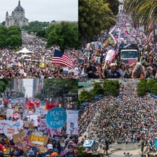 A large crowd illustrating the idea of many.