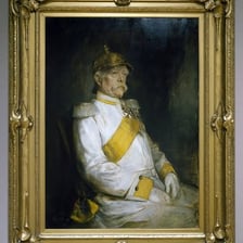 Portrait of German statesman Otto von Bismarck