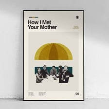 Promotional artwork for the television series How I Met Your Mother.