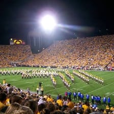A stadium associated with the Iowa Hawkeyes.