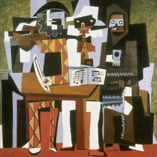 Three musicians performing together