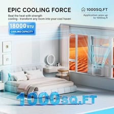 Air conditioners installed in room windows