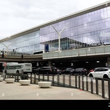 The exterior of Los Angeles International Airport