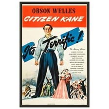 A poster or still from the 1941 film Citizen Kane.