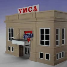 A building displaying a YMCA sign