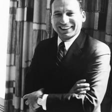Portrait of filmmaker and actor Mel Brooks