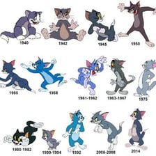 Tom the cat from the Tom and Jerry animated series
