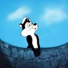 Pepé Le Pew, the animated Looney Tunes skunk character