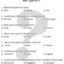 A quiz worksheet contains a section labeled True or False.