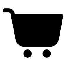 A shopping cart symbol used in an online shopping interface