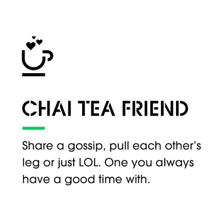 Friends talking over cups of tea while sharing gossip