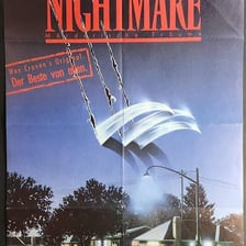 A poster for the horror film A Nightmare on Elm Street.