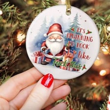 A festive scene filled with Christmas decorations