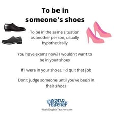A person wearing shoes that belong to someone else.