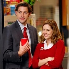 Pam Beesly and Jim Halpert from “The Office”
