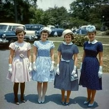 A person wearing neat formal clothing for a special occasion