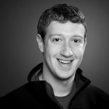 Portrait of Mark Zuckerberg.