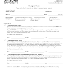 A formal document showing a person’s former surname.