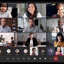 A Microsoft Teams video meeting interface