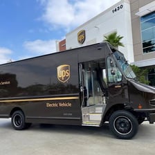 A United Parcel Service delivery truck.