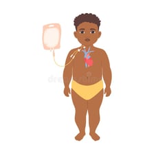 An educational illustration about inadequate nourishment