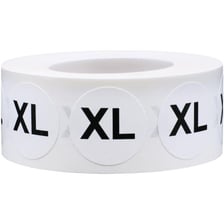 A clothing label marked XL