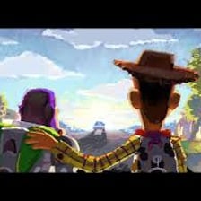 Woody and Buzz Lightyear from Toy Story.