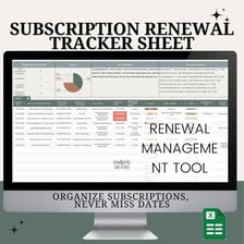 A subscription renewal screen showing an option to extend service.