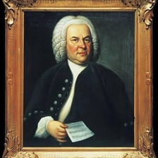 A historical portrait of Johann Sebastian Bach