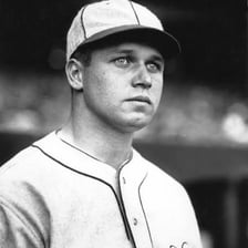 A historical portrait of Jimmie Foxx in a Philadelphia Phillies uniform.