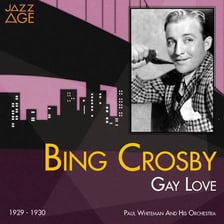 Vintage recording artwork associated with Bing Crosby’s song “I Kiss Your Hand, Madame.”