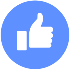 A social media post displaying a Like button