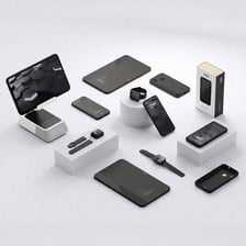 Several modern smartphones displayed as handheld electronic devices
