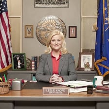 Amy Poehler as Leslie Knope in Parks and Recreation