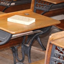 A motionless object resting on a table.