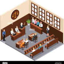 Legal illustration depicting a lawyer losing authorization to practice