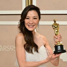 Portrait of Malaysian actress Michelle Yeoh