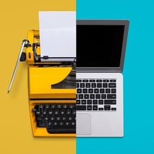 An older device beside a newer model that replaces it
