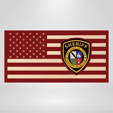 A sign identifying a county sheriff’s office