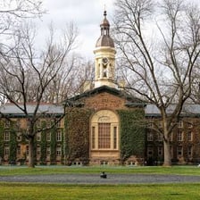 Nassau Hall on the Princeton University campus in New Jersey