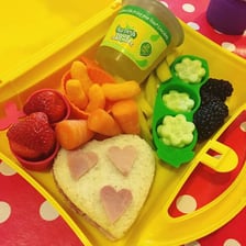 A child's meal packed inside a lunchbox