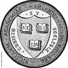 Harvard University seal displaying the word Veritas