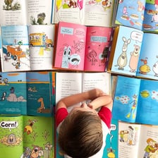 An illustrated beginner reading book intended for young students