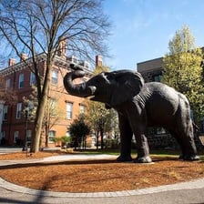 Tufts University campus in Medford, Massachusetts